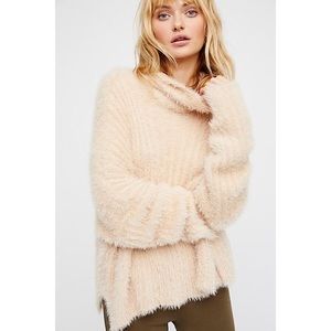 Free People Dream Oversized Fuzzy Sweater